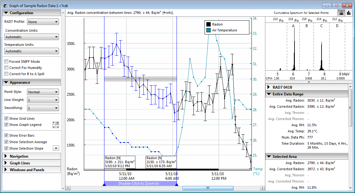 Durridge RAD7 Capture测氡仪数据采集和发送软件