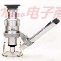 必佳带灯立式放大镜20×
