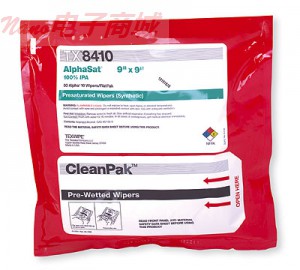 TEXWIPE QuanSat®预湿净化湿巾（IPA 100％），9“×9”，50/pack