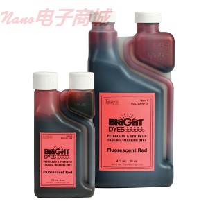 Cole-Parmer® 溶剂型Flouresent的红色染料，16 OZ