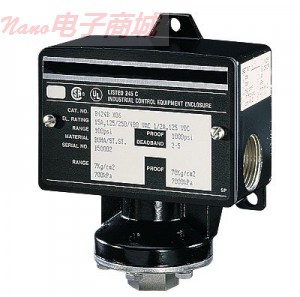 Ashcroft 0至100 PSI通用水密开关