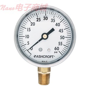 Ashcroft 25-W-1005-H-02L-100＃ 机械压力表