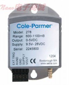 Cole-Parmer 2781800MA1B2BT1 CP1 压力传感器