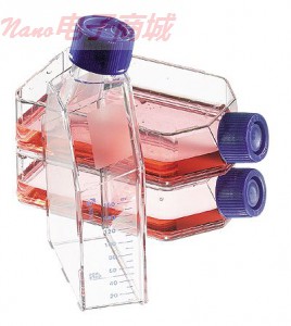 Thermo Scientific 136196 Nunc Nunclon细胞培养瓶，25平方厘米，颈部角度，过滤器盖，无菌