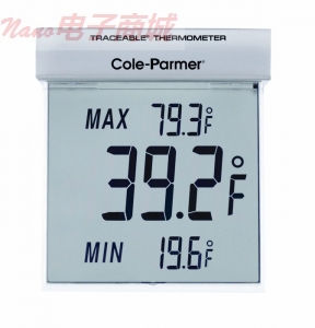 Cole-Parmer 4160CP 大数字通™温度计