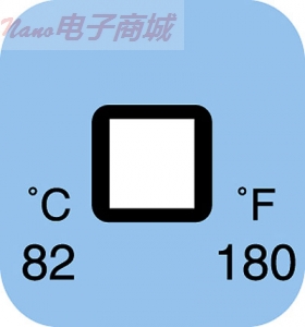 Cole-Parmer 温度点指示标签;温度点，84°F（29°C），50 PK,01ECOP0029C01PK