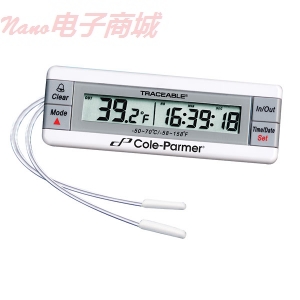Cole-Parmer 4307CP 2线探头双通道温度计