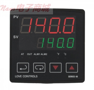 Love controls 4C-2 温度控制，1/4 DIN，温度输入，电压脉冲输出
