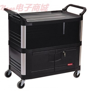Rubbermaid 4095 GRAY/BLK 小推车