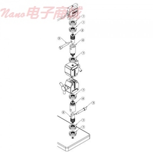 Mark-10 AC1047-2环端试剂盒，测压元件/ M5-1000 / M5-2000拉力计，1/2-20M