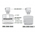 美国URG URG-2000-30AE-2特氟隆适配器