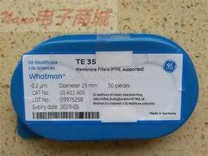 Whatman TE38聚四氟乙烯滤膜10411139 PTFE ZG 5UM 47MM 100/PK，尺寸：47MM 孔径5um，TE38颗粒物过滤膜――环境空气监测
