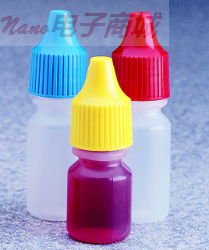 NALGENE 2752-9125-ROC 滴瓶，低密度聚乙烯瓶，各种颜色的聚丙烯盖，低密度控制分配头，4ml容量 LAB DROP BTL 4ML W/ASST CLS