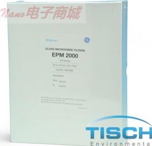 Tisch TE-EPM2000高纯度玻璃纤维过滤介质