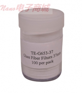 Tisch TE-G653-37,37mm直径玻璃纤维过滤器，100 /包