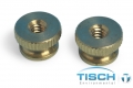 Tisch TE-3000-3，黄铜拇指螺母，2件套